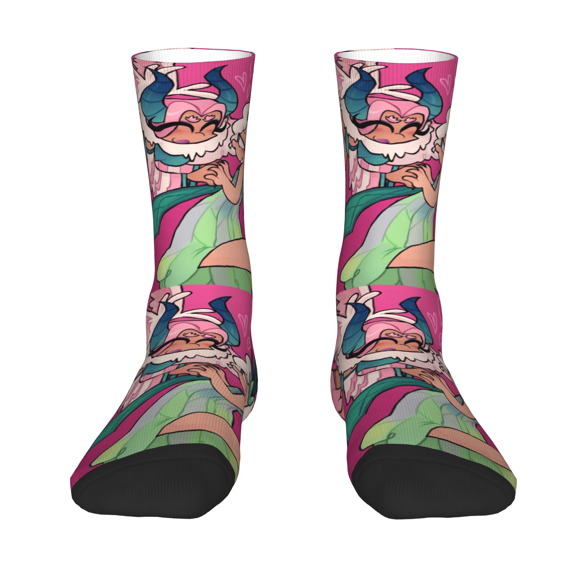 Men'S Fashion Videos - Kaos Kaki Kustom Motif Monster Kartun