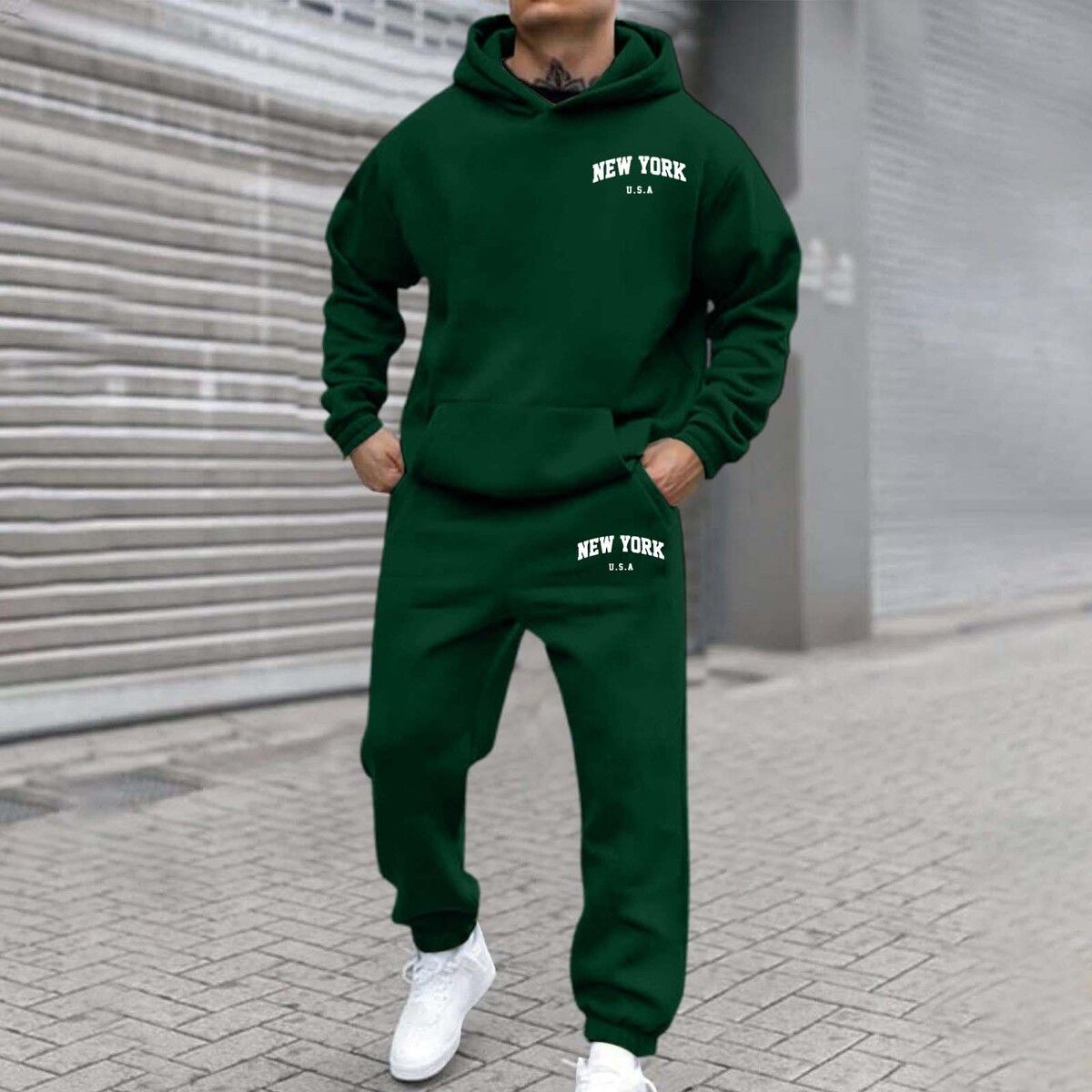 Usa New York City Prints Sweat - Men'S Fashion New York ulasan dan harga