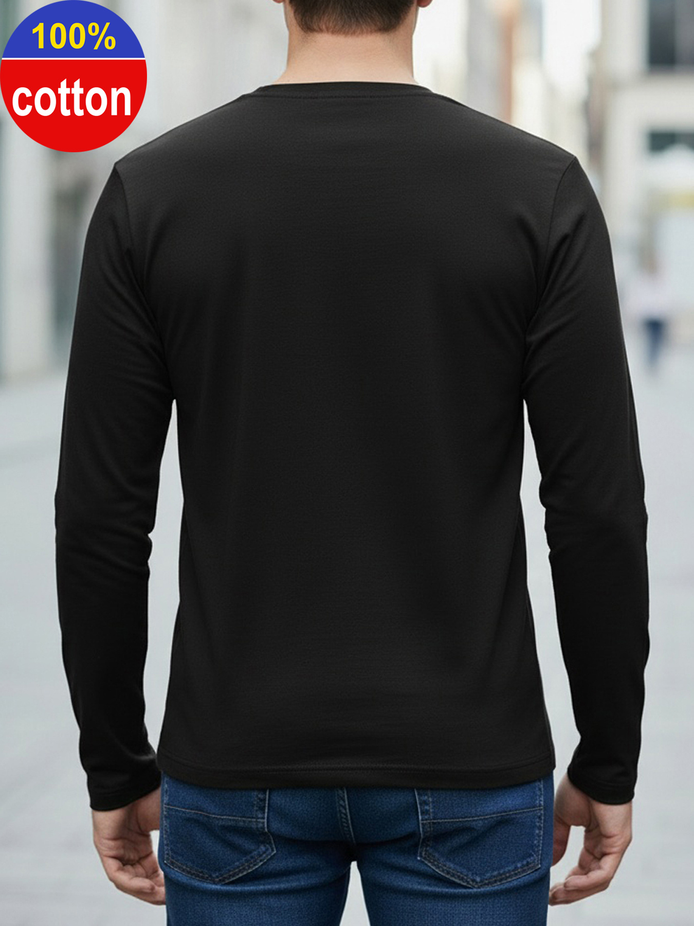 Kaus Pria Katun Murni 100% Len - Mens Fashion Summer ulasan dan harga