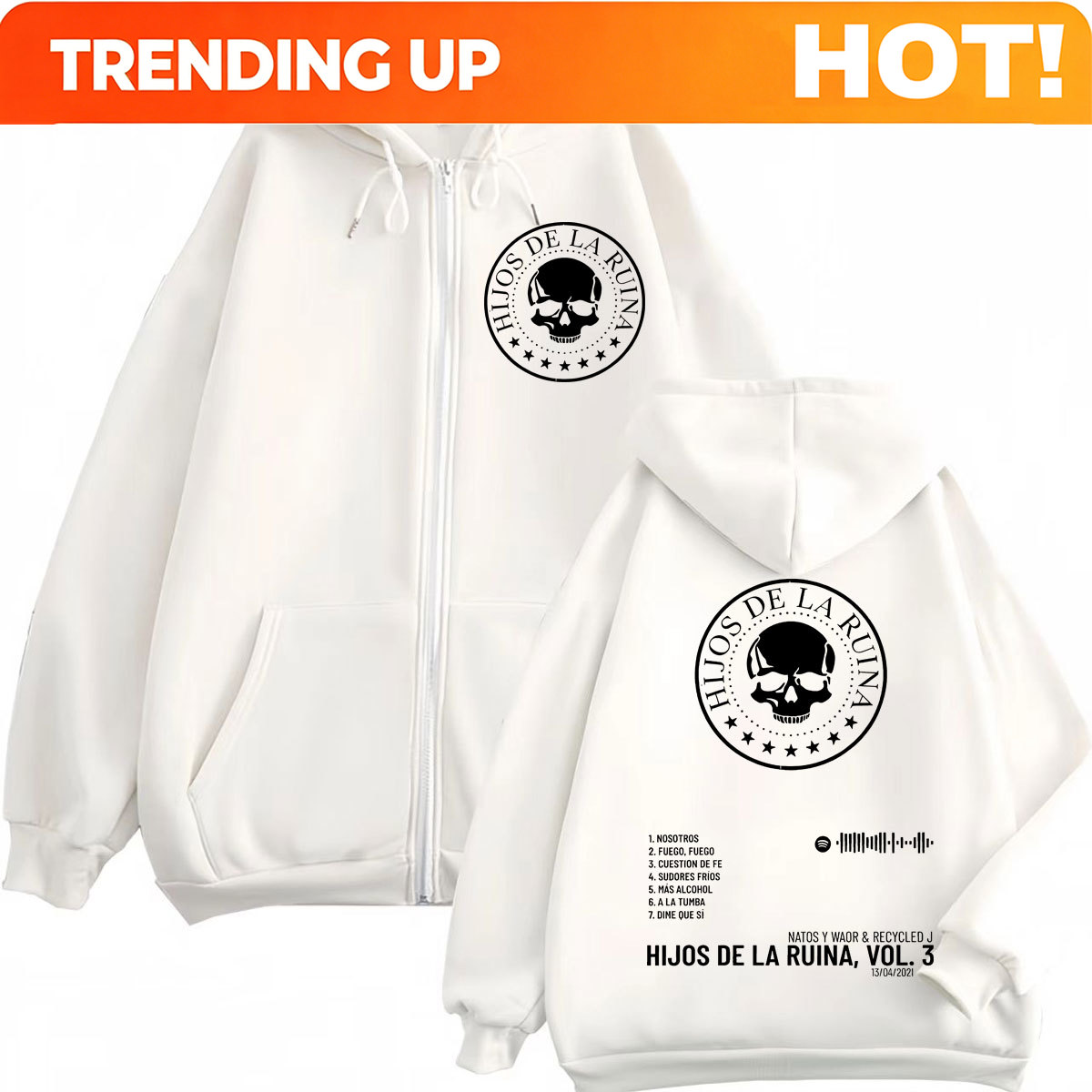 Rap Duo Natos Y Waor Hijos De  - Mens Fashion Zip Up Hoodies ulasan dan harga