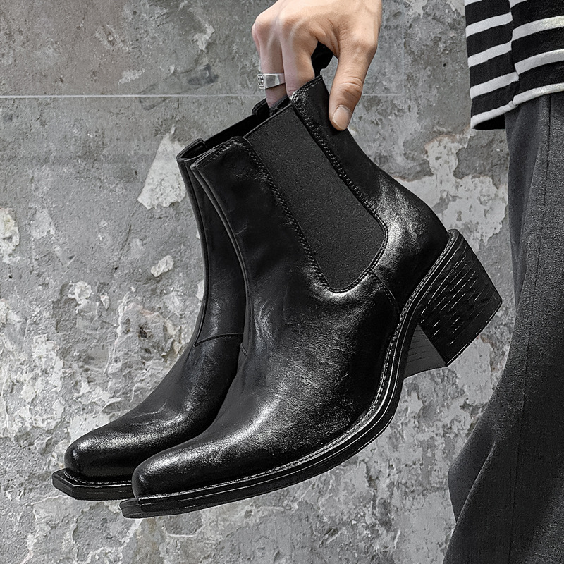 Sepatu bot chelsea tinggi mode - Men'S Fashion News ulasan dan harga