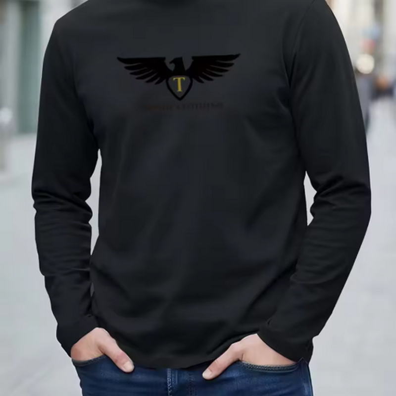 Kaos lengan panjang musim gugu - Men'S Fashion T Shirts ulasan dan harga