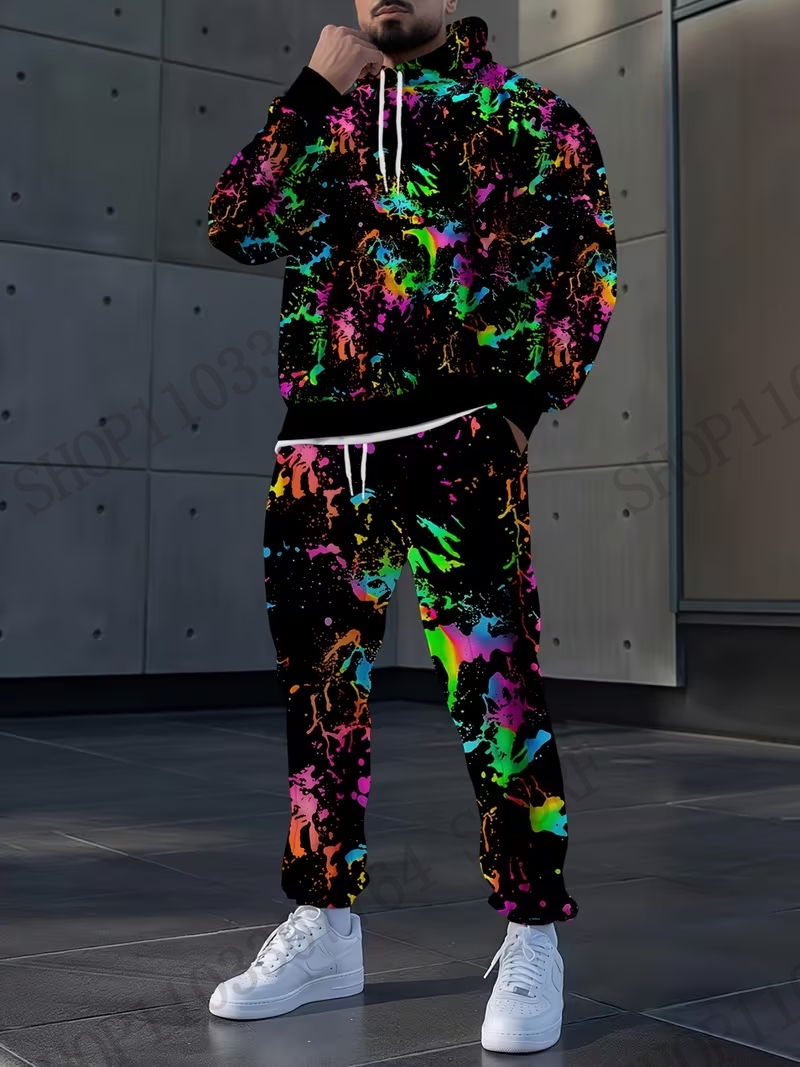 Setelan Hoodie dan Celana Panj - Mens Fashion Clothes ulasan dan harga